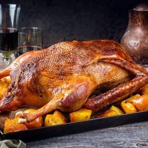 New England Goose & Plum Pudding