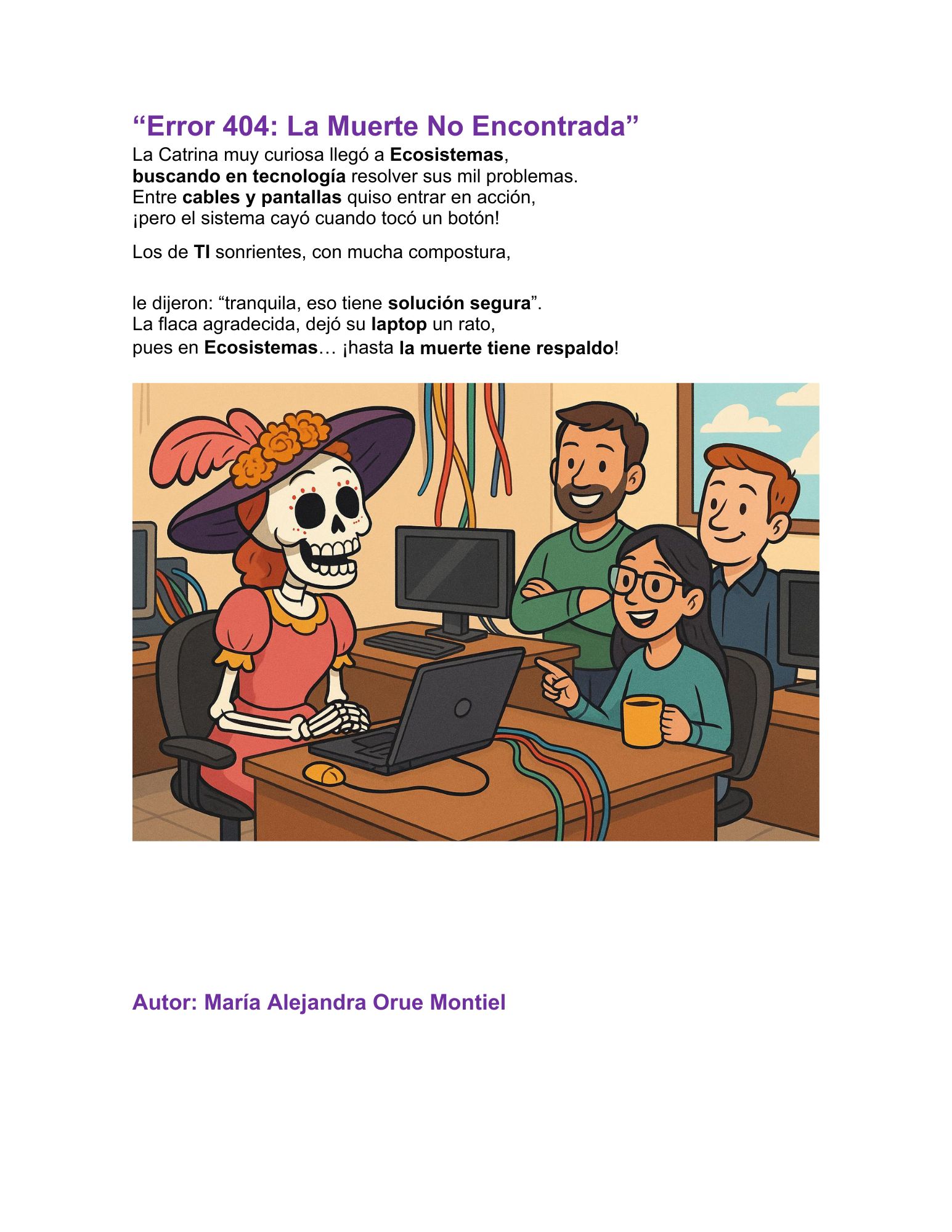 “Error 404: La Muerte No Encontrada”