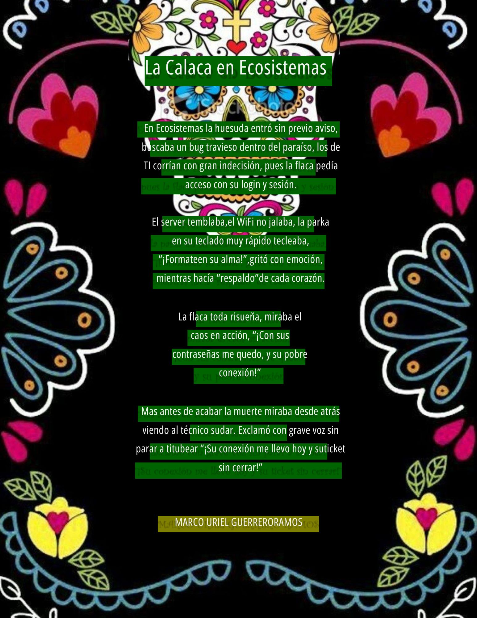 ''La Calaca en Ecosistemas''