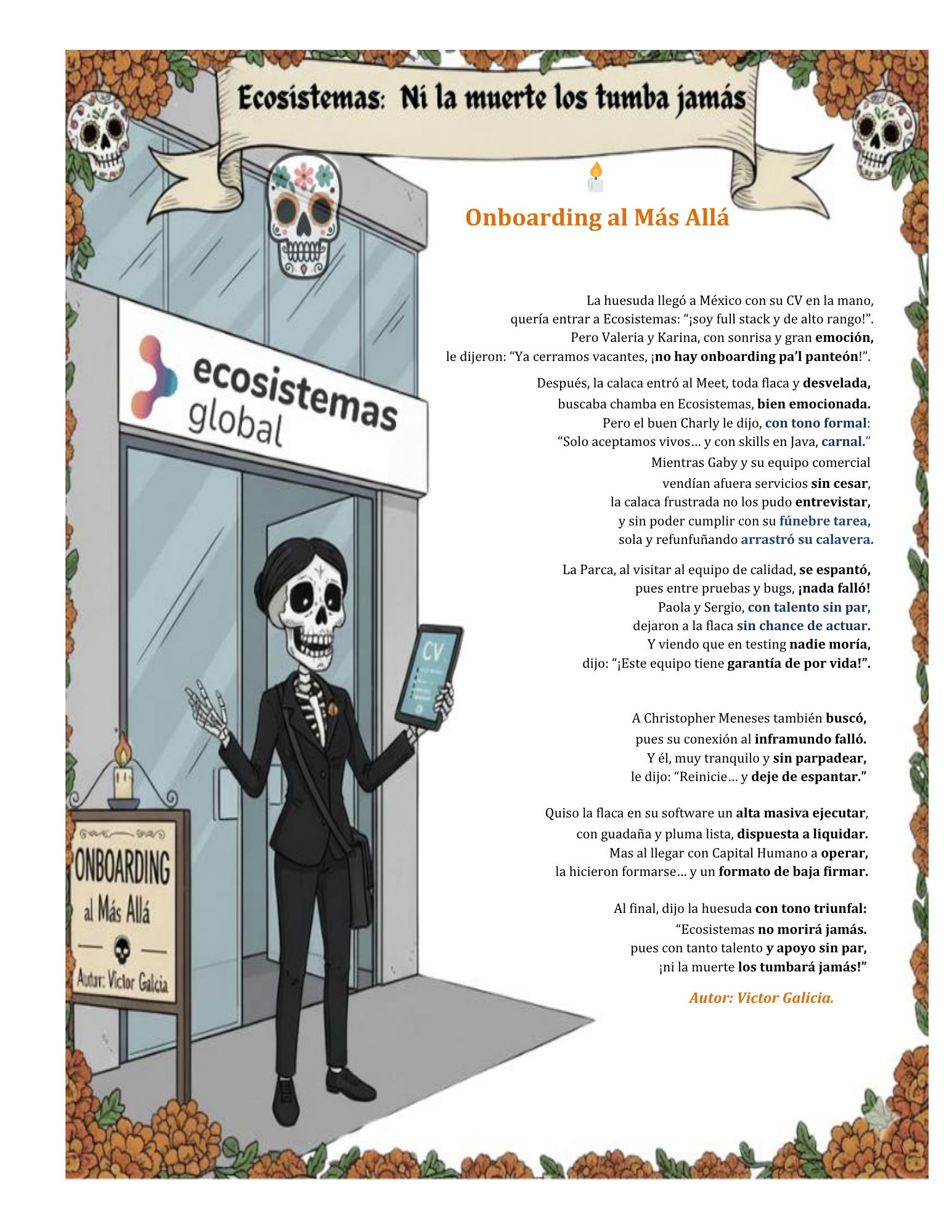 ''Onboarding al Más Allá''