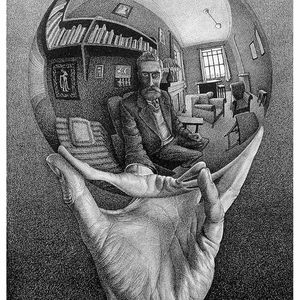 Escher, Autoportrait 