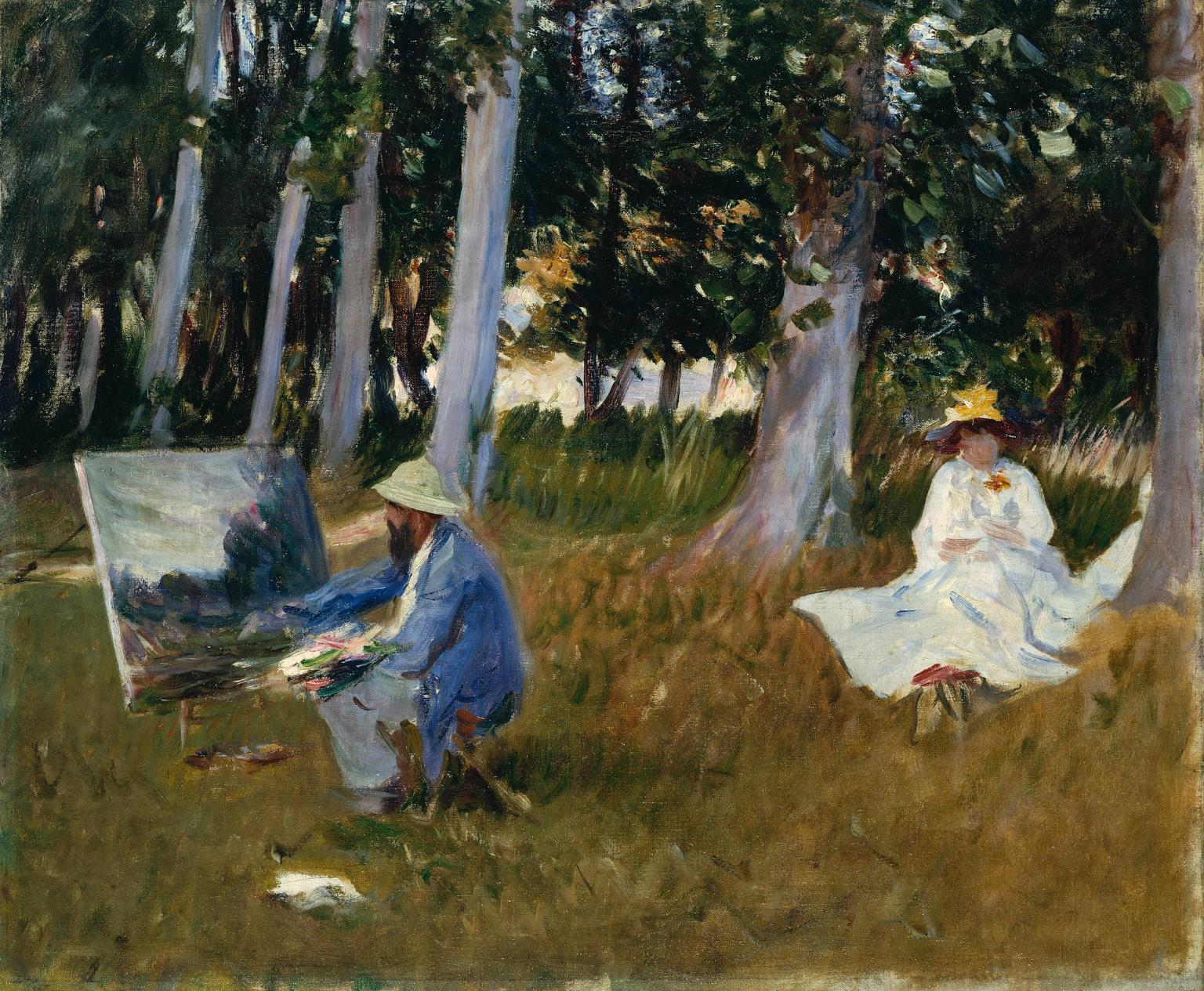 Sargent, Monet Painting