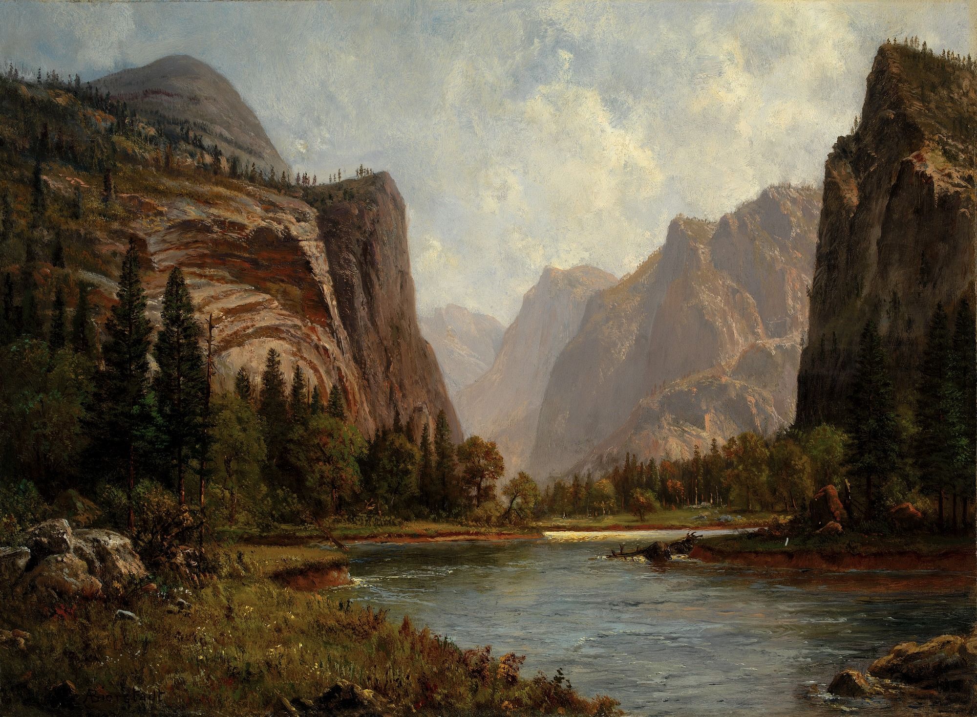 Bierstadt, Gates of the Yosemite