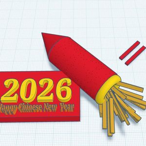 Firework Keychain