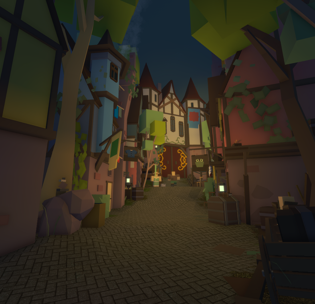 Topple at night