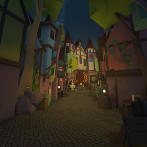 Topple at night