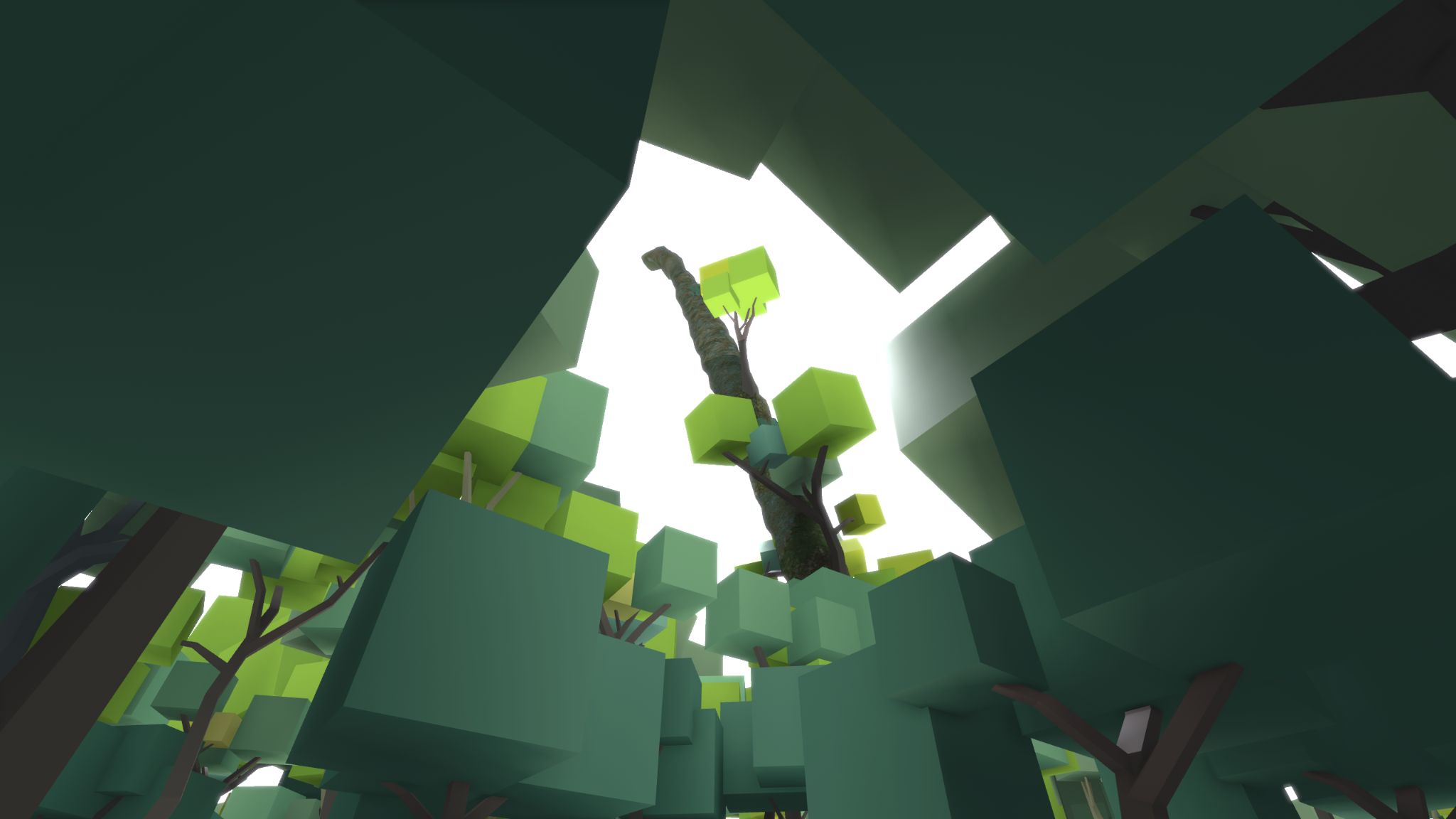 A rabbit boy awaits atop the pillar