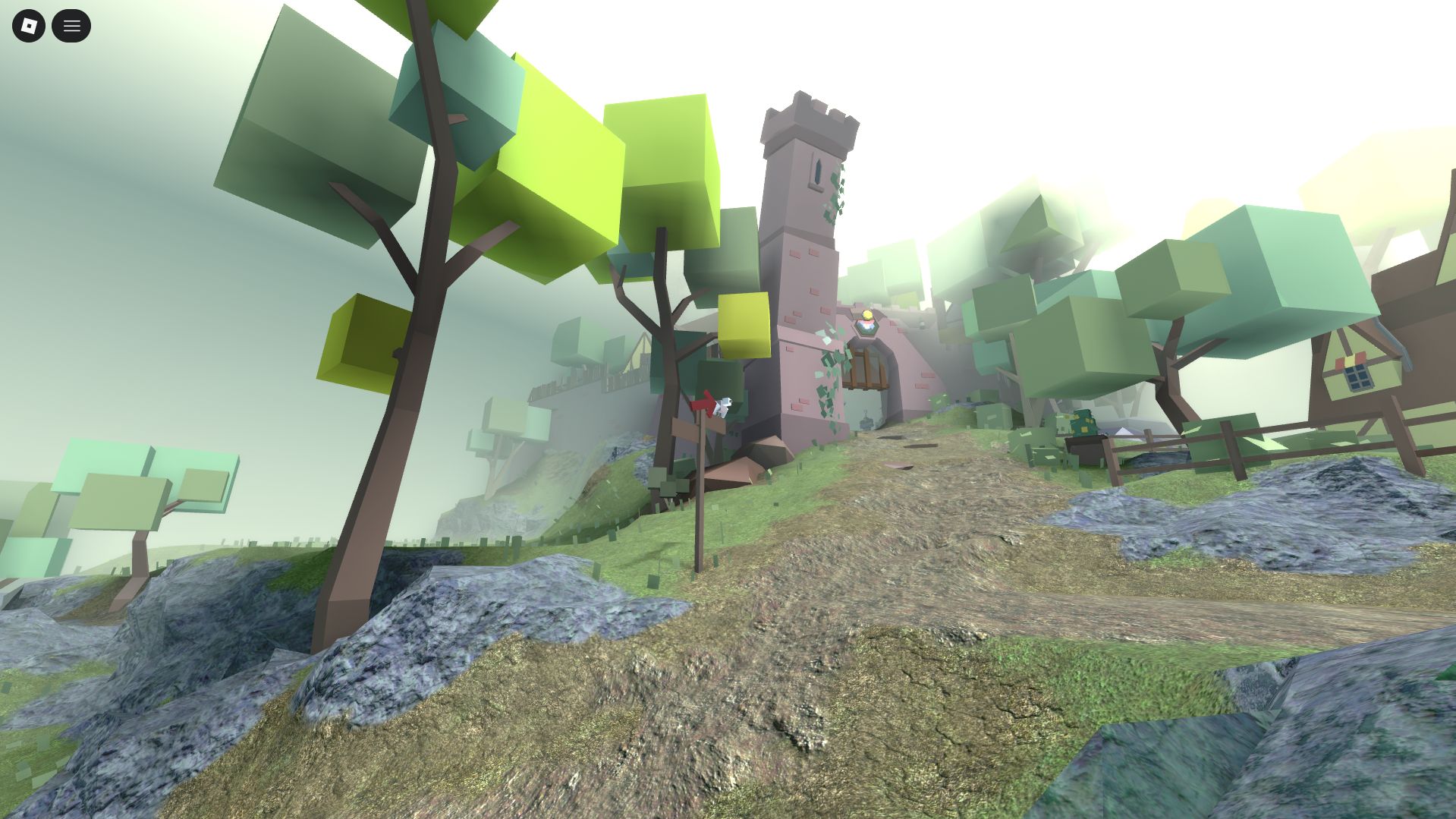 Topple town entrance