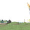 Gold knight at celestial peak overlooks the pits