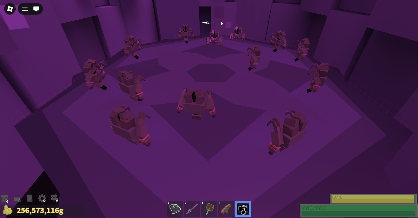 A handful of enemies