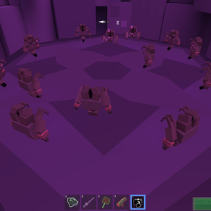 A handful of enemies