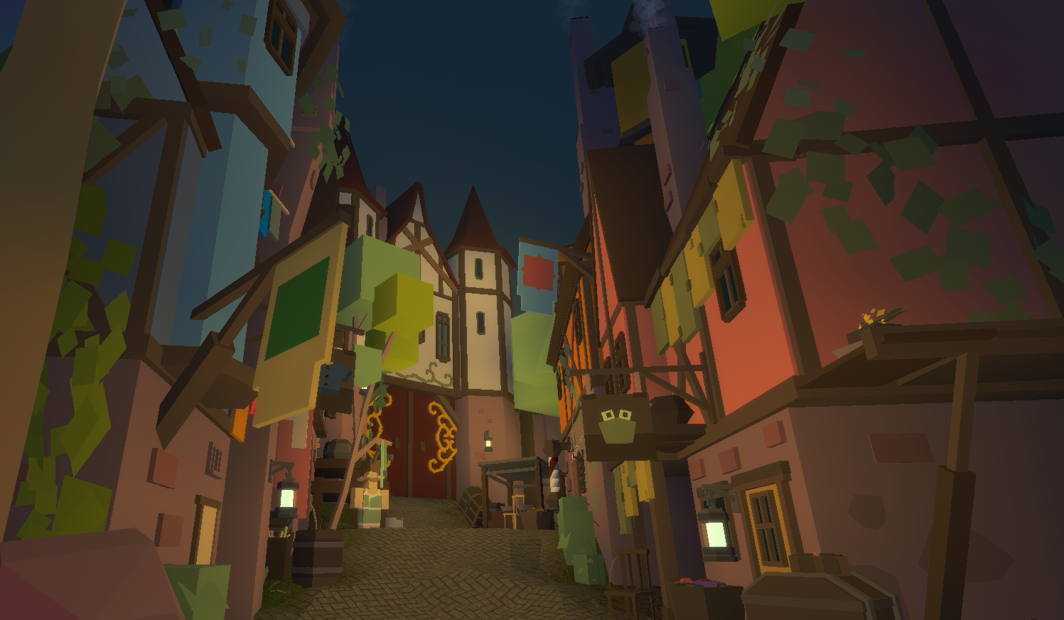 Topple at night, continued