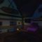 Boathouse at night